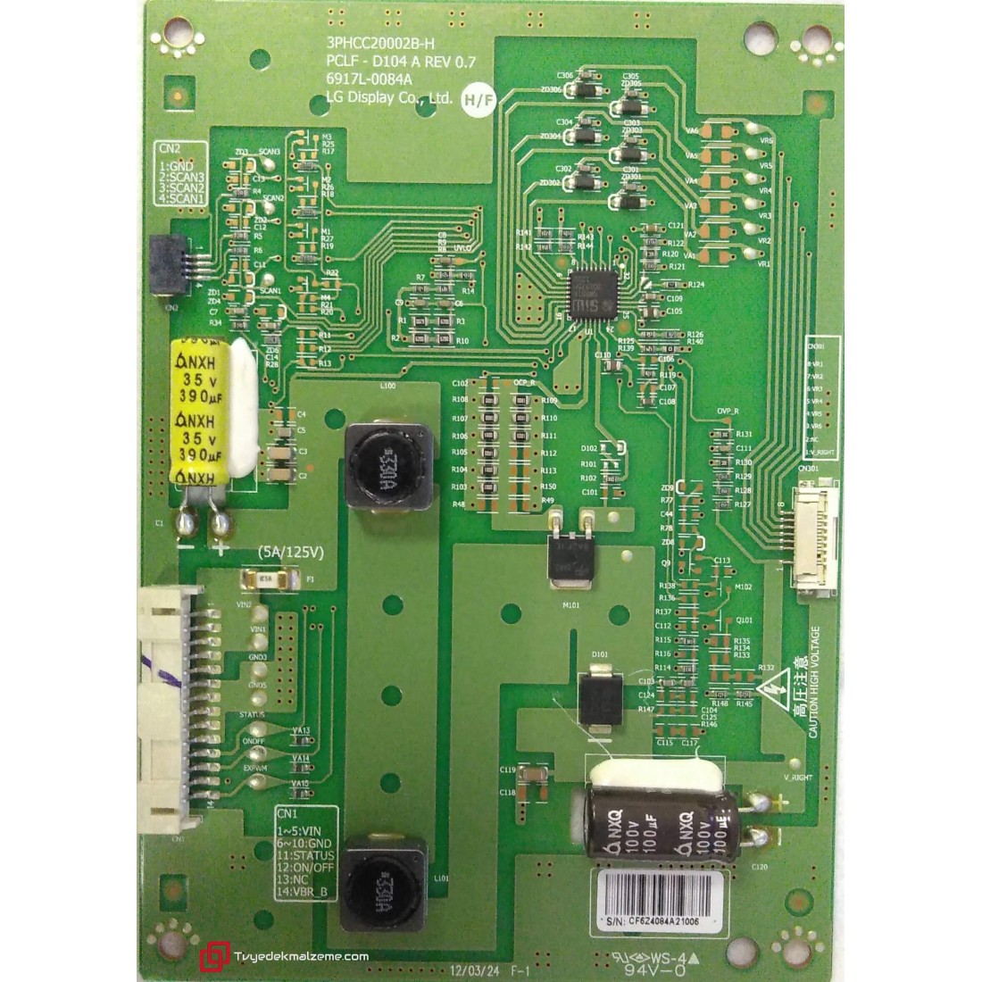 6917L-0061A 3PEGC20008A-R PCLF-D002 A Rev1.1 "inverter driver led&quot