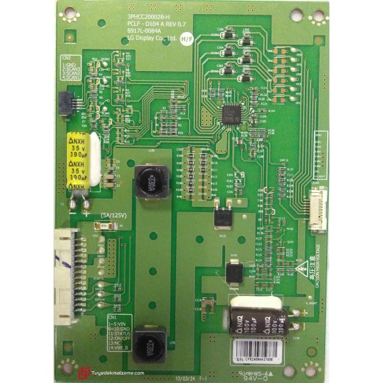 6917L-0084A, 3PHCC20002B-H, PCLF-D104 A REV 0.7, Led Driver Board, LG Display