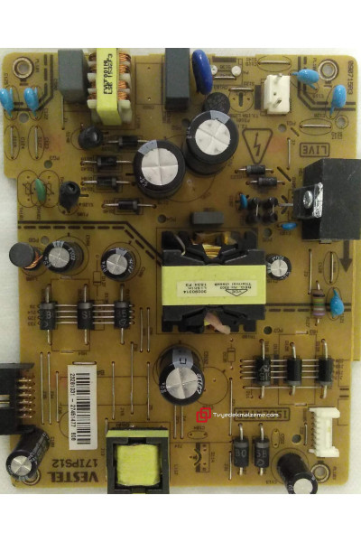 17IPS12, 23281031, POWER BOARD, BESLEME KARTI, VESTEL, VES400UNDS-2D