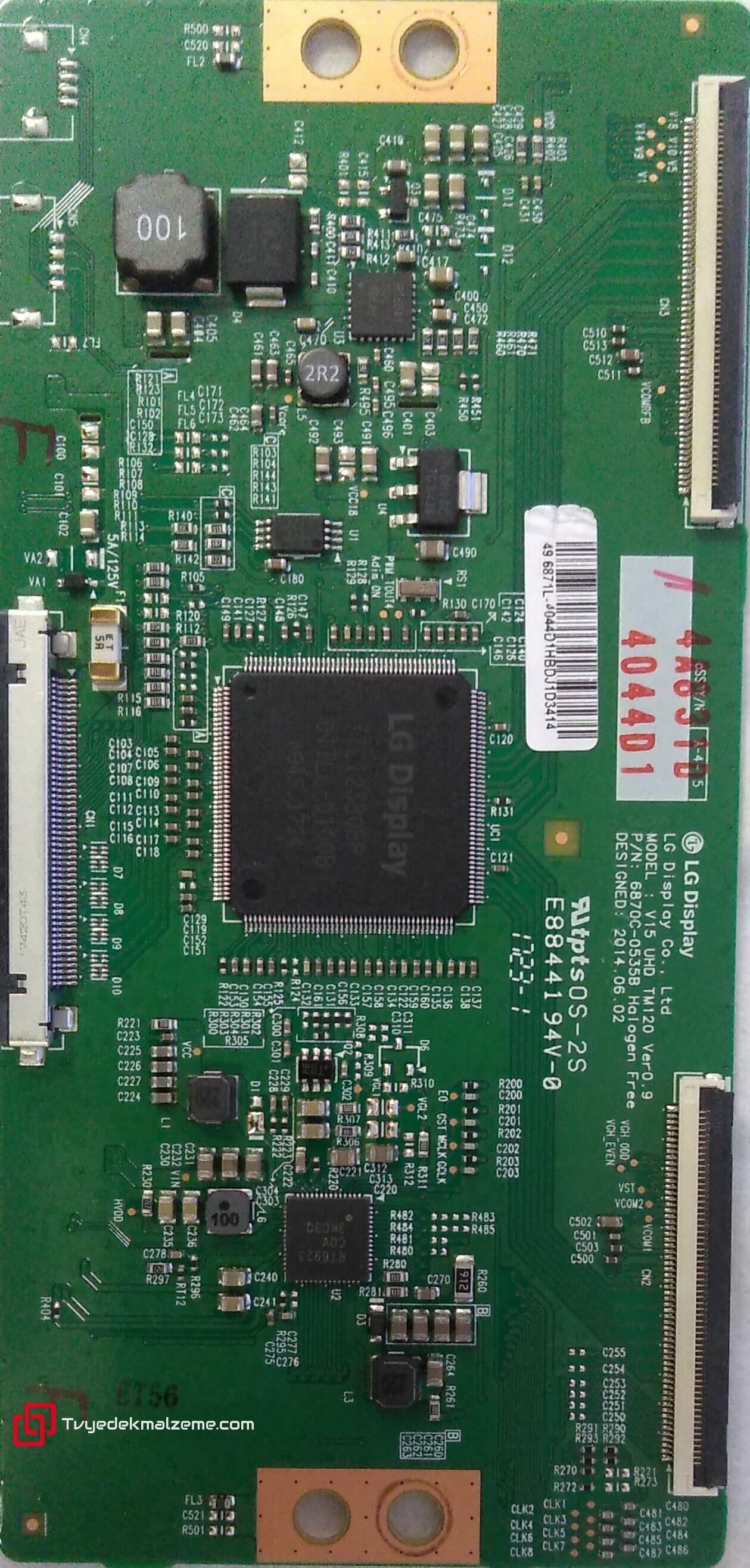 LG T-CON BOARD V14 TM120 UHD VER0.6 . P/N 6870C-0502C LG T-CON BOARD V14 TM120 UHD VER0.6 . P/N 6870C-0502C
