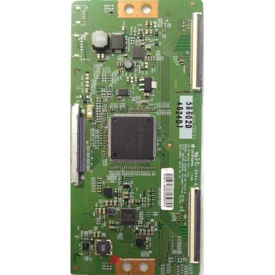 6870C-0552A, V15 43UHD TM120 Ver0.4, T-Con Board, LG Display
