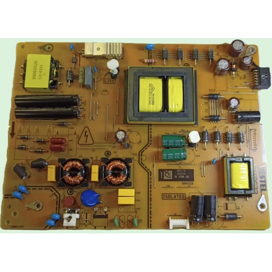 17IPS72, 23781756, VESTEL, REGAL, TOSHIBA, BESLEME KARTI, POWER BOARD